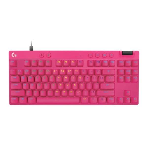 LOGITECH tastatura G PRO X TKL Rapid roze 0
