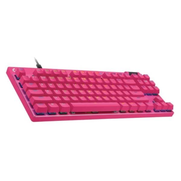 LOGITECH tastatura G PRO X TKL Rapid roze 2