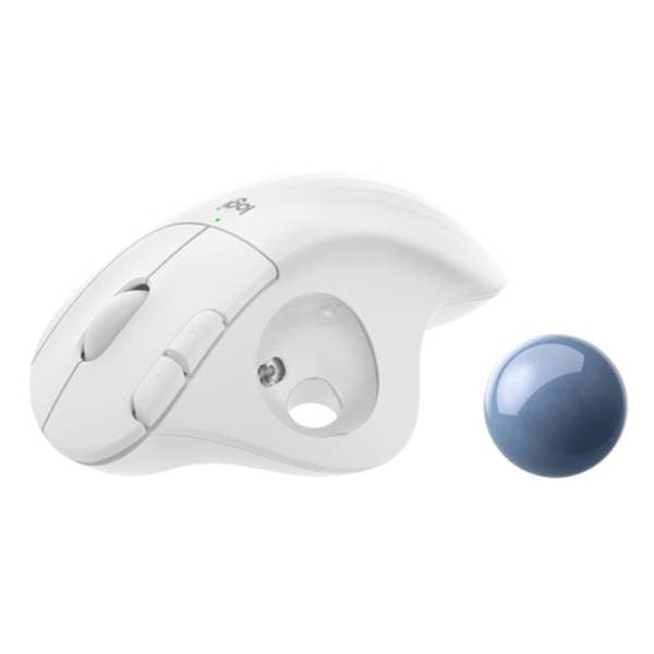 LOGITECH bežični miš Ergo Offwhite M575S + Blue Ball 1