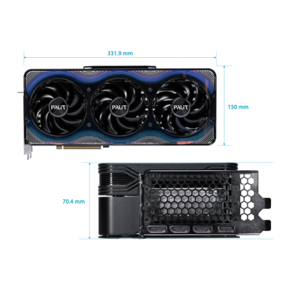 PALIT nVidia GeForce RTX 5090 GamingPro 32GB GDDR7 512-bit grafička kartica 9