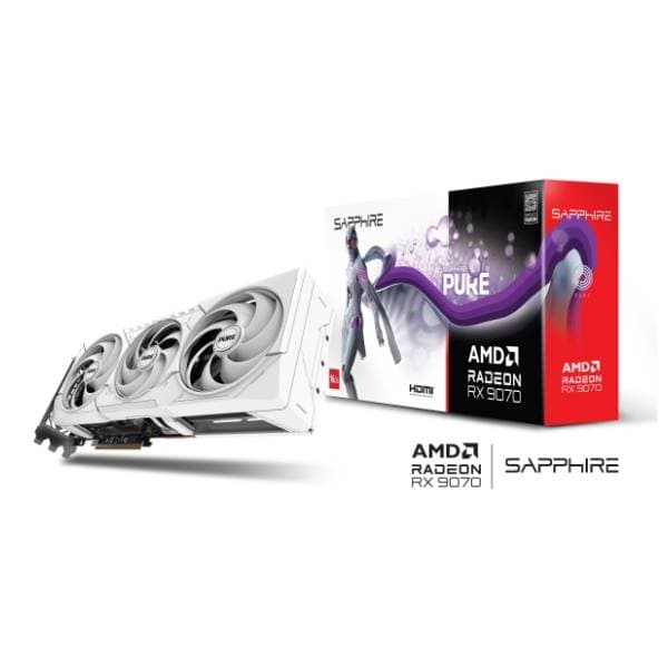 SAPPHIRE AMD Radeon RX 9070 PURE 16GB GDDR6 256-bit grafička kartica 7