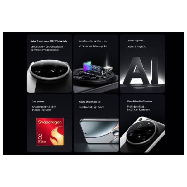 XIAOMI 15 Ultra 16/512GB Silver Chrome 14