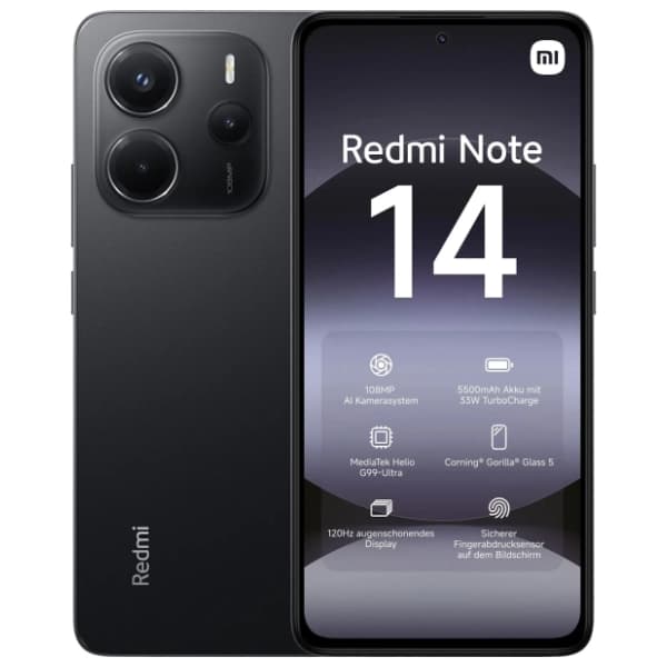 XIAOMI Redmi Note 14 8/256GB Midnight Black (MZB0J0CEU) 4