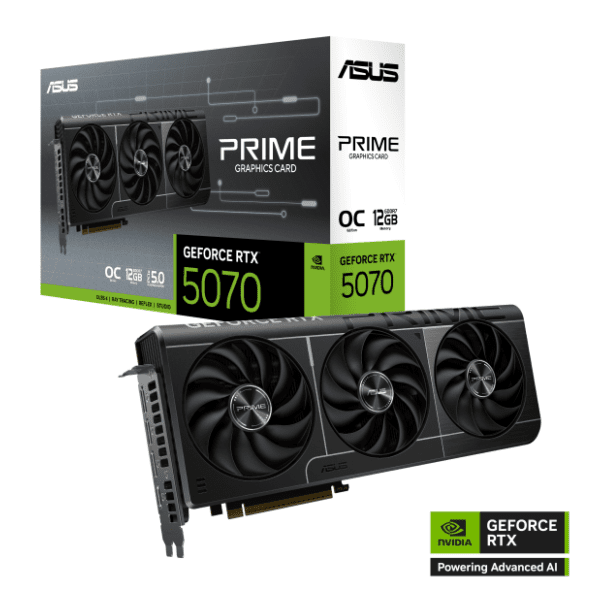 ASUS nVidia GeForce RTX 5070 Prime OC 12GB GDDR7 192-bit grafička kartica 12