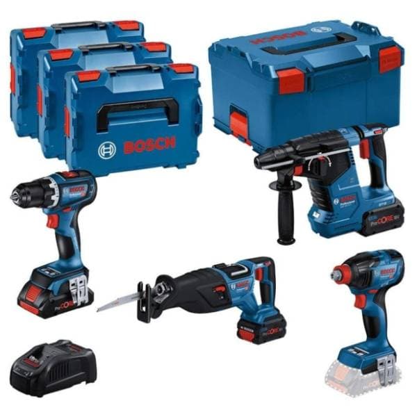 BOSCH 0615990N37 set 4 akumulatorska alata 0