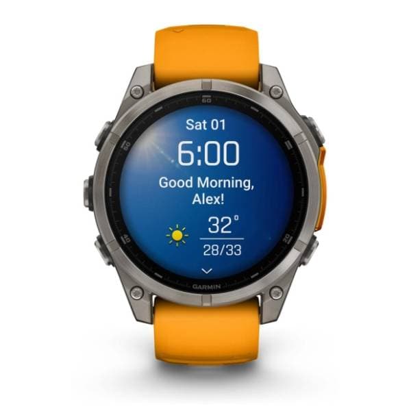 GARMIN Fenix 8 47mm Spark Orange pametni sat 8
