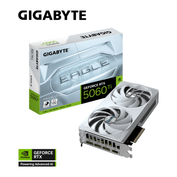 GIGABYTE nVidia GeForce RTX 5060 Ti EAGLE OC ICE 16GB GDDR7 128-bit grafička kartica 10