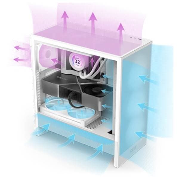 NZXT kućište H5 Flow RGB (CC-H52FW-R1) 4