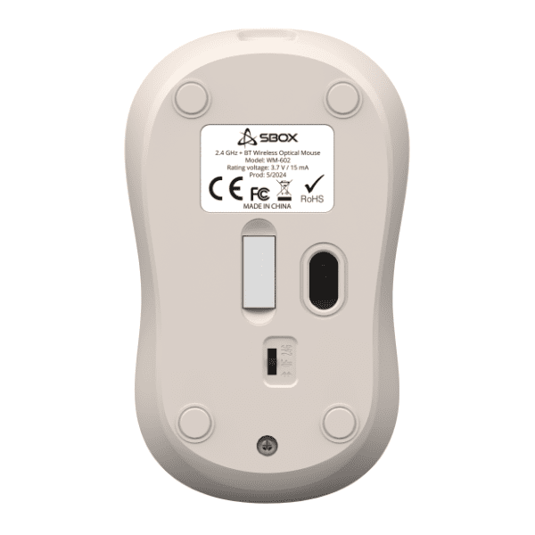 S BOX bežični miš WM-602 bež 3