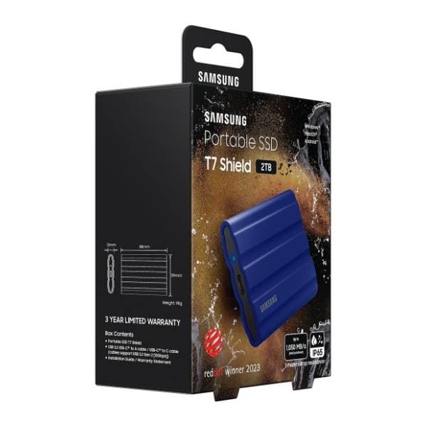 SAMSUNG eksterni SSD 2TB T7 Shield MU-PE2T0R 7