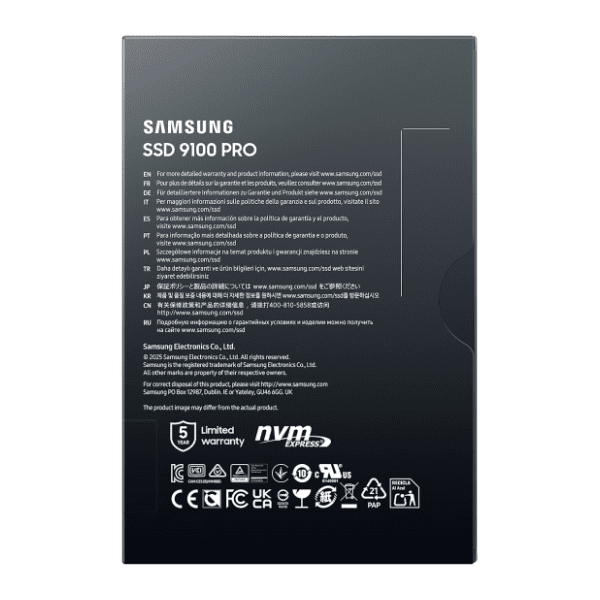 SAMSUNG SSD 1TB 9100 Pro MZ-VAP1T0BW 6