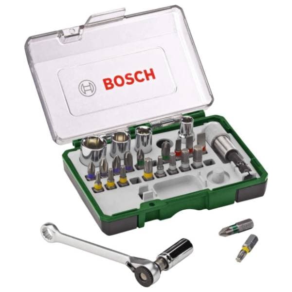 BOSCH 27-delni set bitova i čegrtaljki 2607017160 0