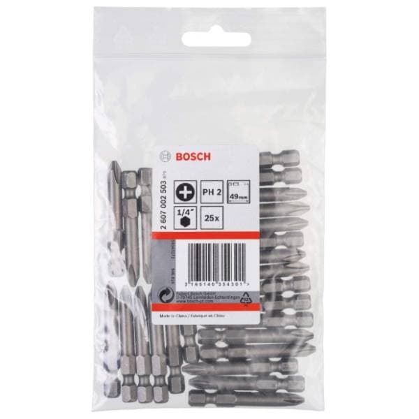 BOSCH PH 2 49 mm 2607002503 set bitova 25 kom 0