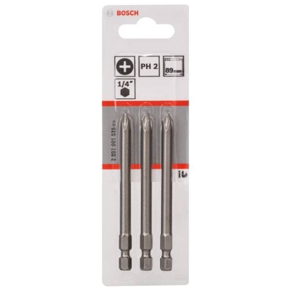 BOSCH PH 2 89 mm 2607001535 set bitova 3 kom 0