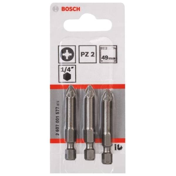 BOSCH PZ 2 49mm 3 kom 2607001577 set bitova 0