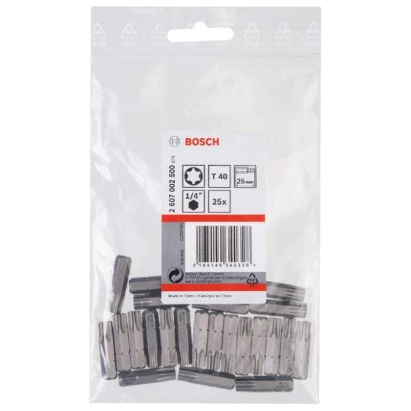 BOSCH T40 25 mm 2607002500 set bitova 25 kom 0