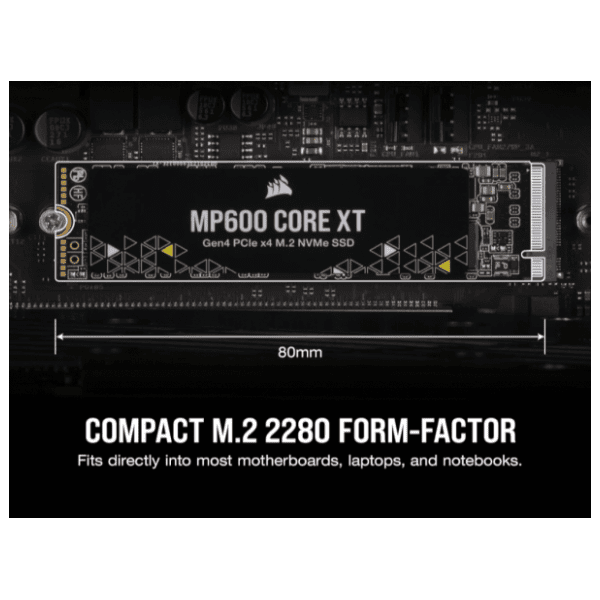 CORSAIR SSD 1TB MP600 CORE XT crni 4