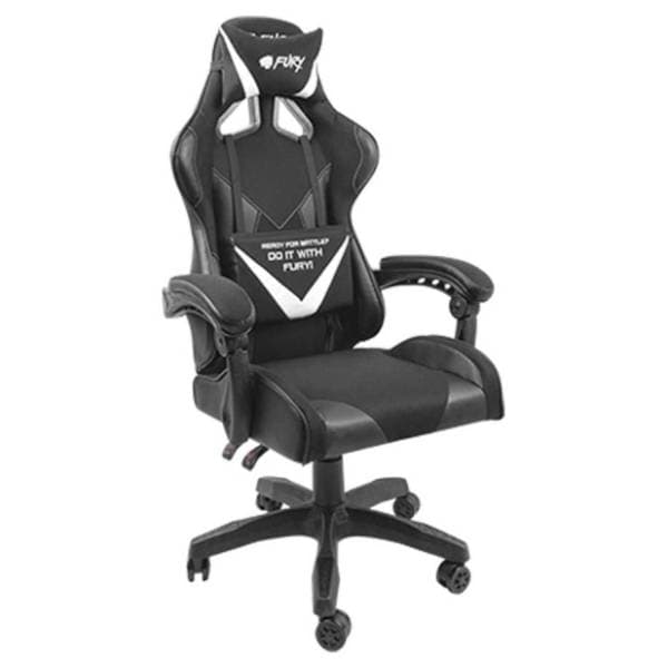 FURY Avenger L (Crna/Bela) NFF-1711 gejmerska stolica 1