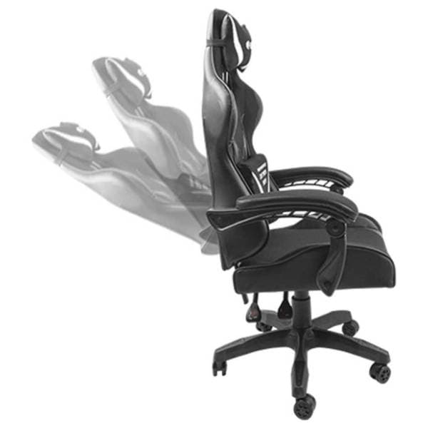 FURY Avenger L (Crna/Bela) NFF-1711 gejmerska stolica 5