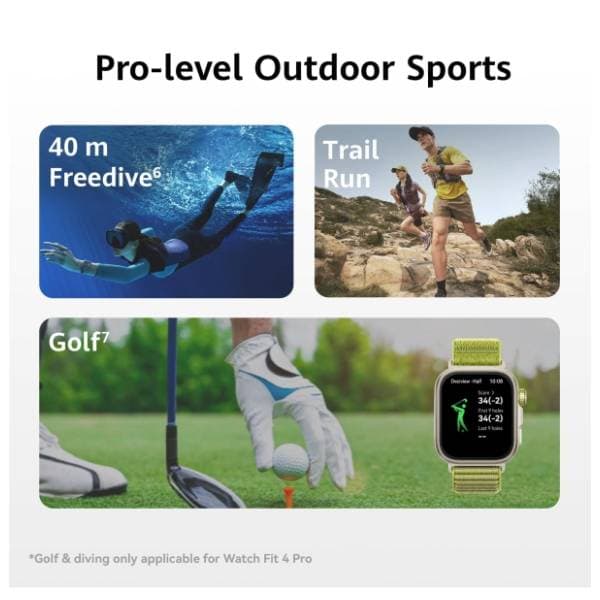 HUAWEI Watch Fit 4 Pro Green pametni sat 6