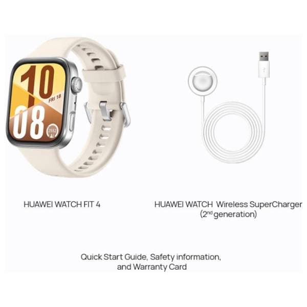 HUAWEI Watch Fit 4 White pametni sat 3
