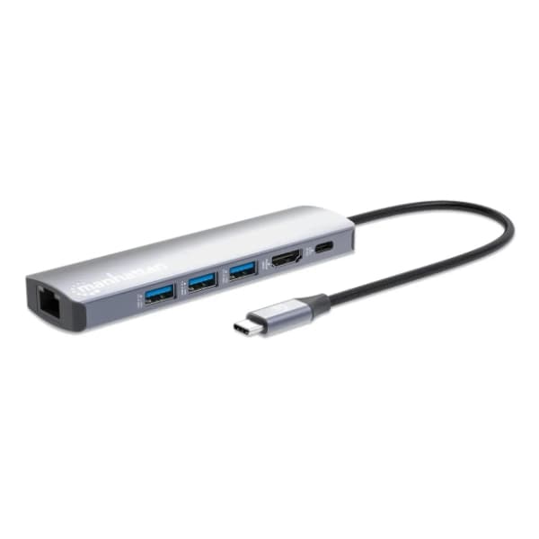 MANHATTAN Docking station 6-in-1 PD/4K Multiport Hub 0