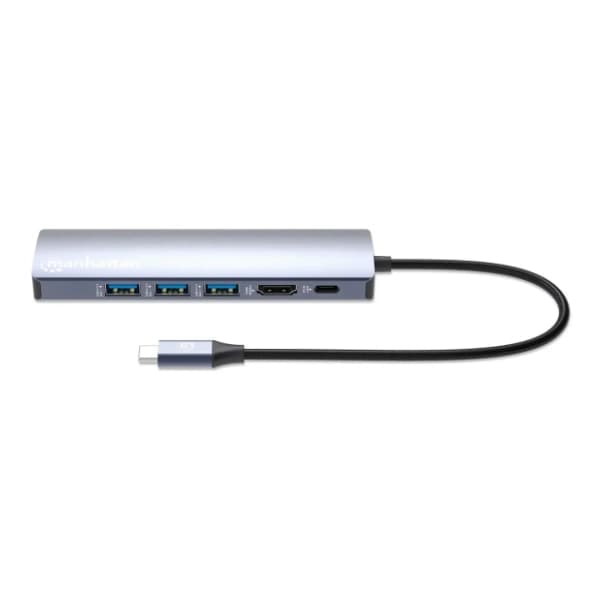 MANHATTAN Docking station 6-in-1 PD/4K Multiport Hub 1