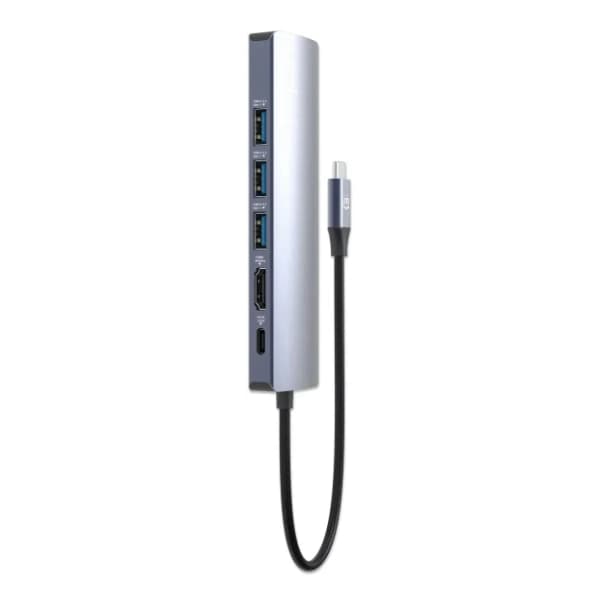 MANHATTAN Docking station 6-in-1 PD/4K Multiport Hub 5