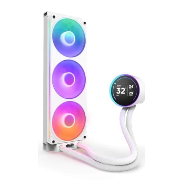 NZXT Kraken Elite 360 RGB V2 belo (RL-KR36E-W2) vodeno hlađenje 1