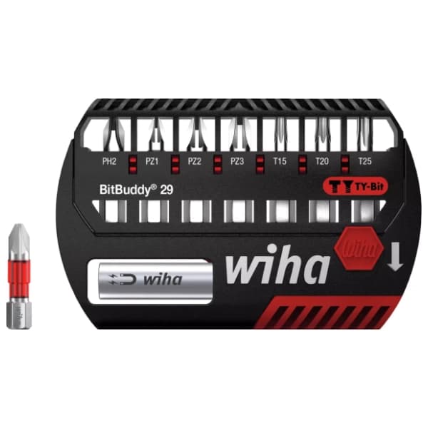 WIHA BitBuddy 29 mm 1/4" 42137 set bitova 9 kom 0