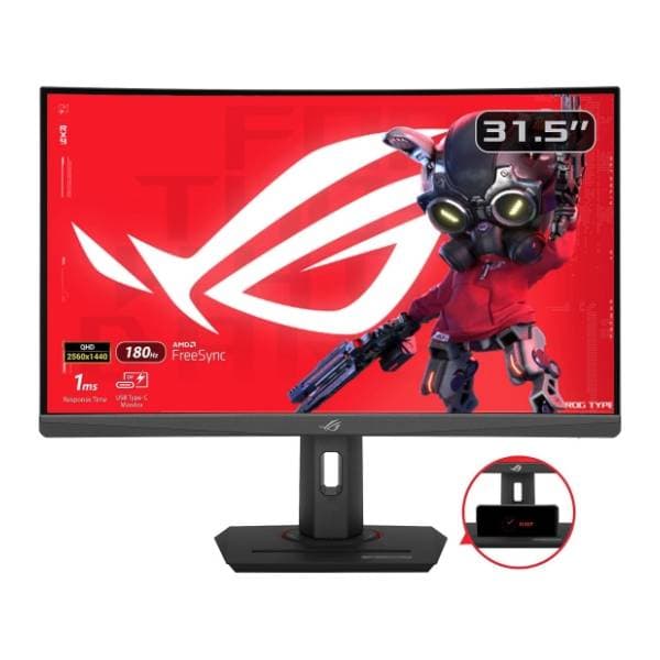 ASUS zakrivljeni monitor ROG Strix XG32WCS 0