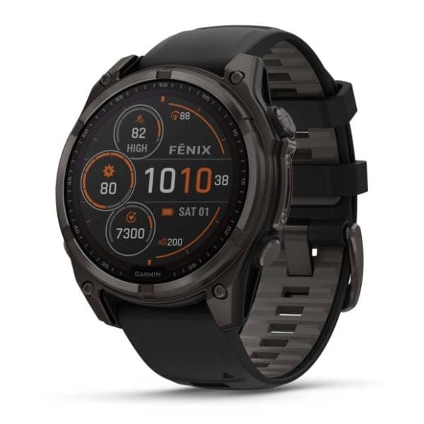 GARMIN Fenix 8 47mm Solar Black Sapphire pametni sat 0