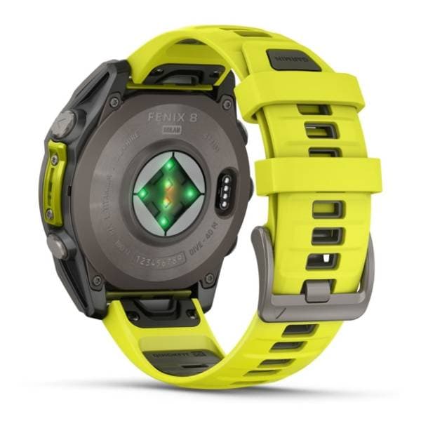 GARMIN Fenix 8 47mm Solar Yellow Sapphire pametni sat 3