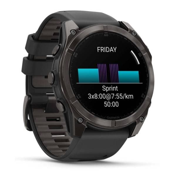 GARMIN Fenix 8 51mm Sapphire Carbon grey pametni sat 2