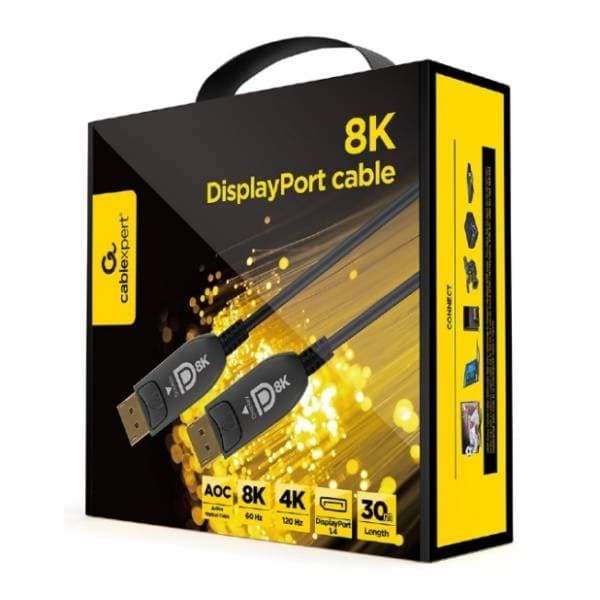 GEMBIRD kabl DisplayPort 1.4 CC-DP8K-AOC-30M (8K@60Hz/4K@120Hz) 30m 2