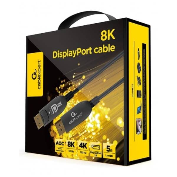 GEMBIRD kabl DisplayPort 1.4 CC-DP8K-AOC-5M (8K@60Hz/4K@120Hz) 5m 2