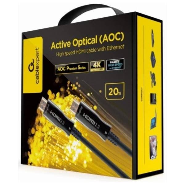 GEMBIRD kabl HDMI 2.0 (CCBP-HDMI-AOC-20M-02) Active Optical (AOC) 20m 2