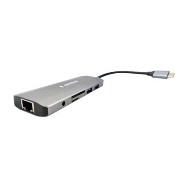 GEMBIRD USB Hub 9-in-1 multi-port adapter (A-CM-COMBO9-03) 1