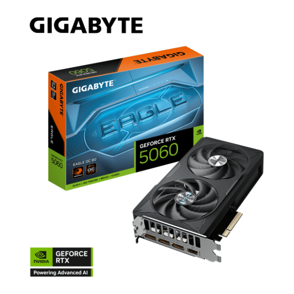 GIGABYTE nVidia GeForce RTX 5060 EAGLE OC 8GB GDDR7 128-bit grafička kartica 10