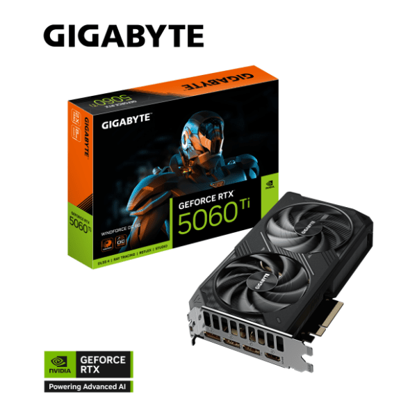 GIGABYTE nVidia GeForce RTX 5060 Ti WINDFORCE OC 8GB GDDR7 128-bit grafička kartica 10