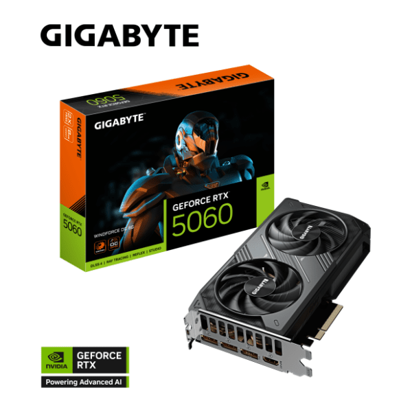 GIGABYTE nVidia GeForce RTX 5060 WINDFORCE OC 8GB GDDR7 128-bit grafička kartica 10