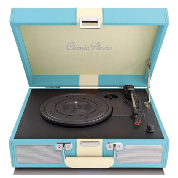 LENCO Classic Phono TT-33 Blue gramofon 0