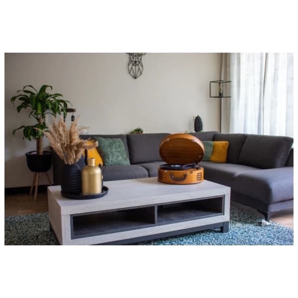 LENCO Classic Phono TT-34 braon gramofon 9