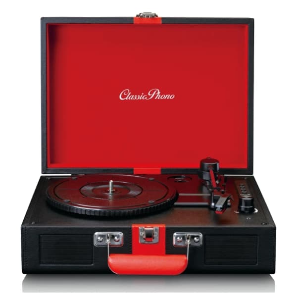 LENCO TT-110BKRD Classic Phono gramofon 1