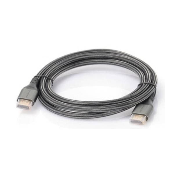 LINKOM kabl HDMI 2.1 Gold 8K 3m sivi 0