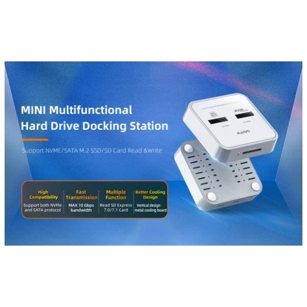 MAIWO Docking station K3016SD USB-C 3.1/2x M.2 (SATA + PCIe NVMe) 6