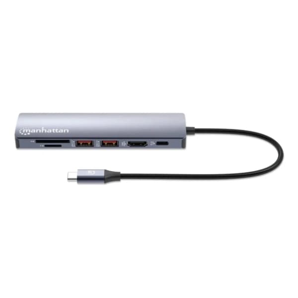 MANHATTAN Docking station USB-C PD 7-in-1 4K (153966) 1