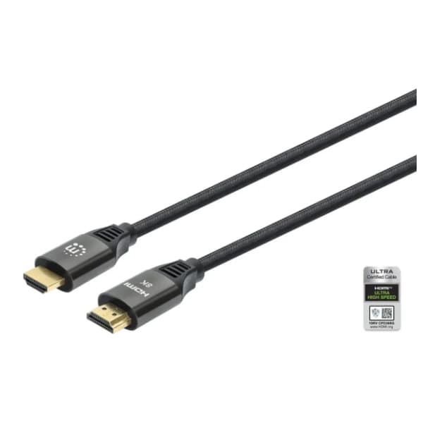 MANHATTAN kabl HDMI 2.1 (355940) 8K/60Hz/48Gbps 2m 0