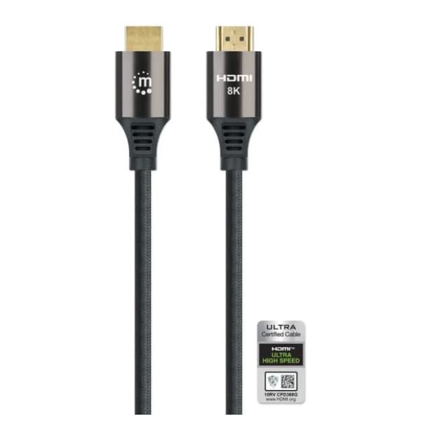 MANHATTAN kabl HDMI 2.1 (355940) 8K/60Hz/48Gbps 2m 1