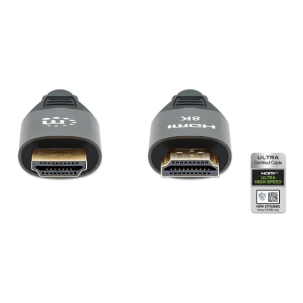 MANHATTAN kabl HDMI 2.1 (355940) 8K/60Hz/48Gbps 2m 3